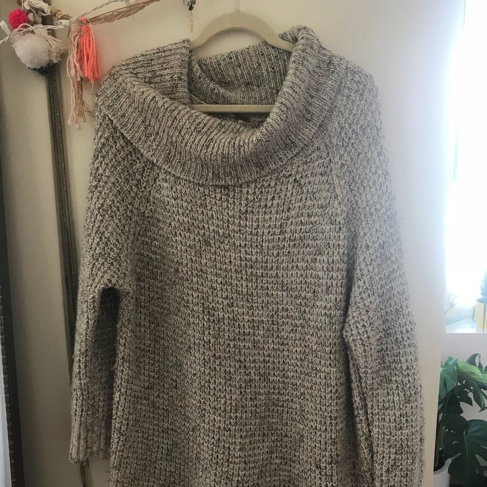 FREE PEOPLE NWOT Dylan tweedy turtleneck